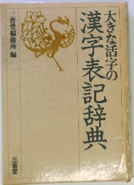 大きな活字の漢字表記辞典