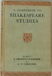 A Companion to Shakespeare Studies