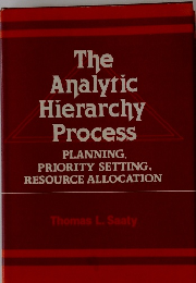 The Analytic Hierarchy Process