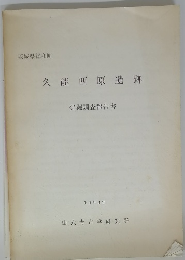 久能西原遺跡　発掘調査報告書