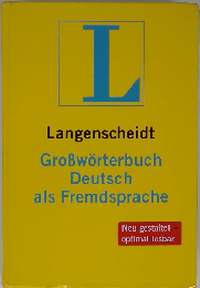 L Langenscheidt Grosworterbuch Deutsch als Fremdsprache