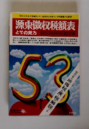源徴収税額表　とその見方