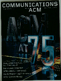 COMMUNICATIONS　OF THE ACM　2022年5月号　Vol.65No.5