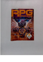 RPG MAGAZINE 1991年8月号