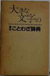 大きな文字の実用ことわざ辞典