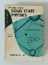 Introduction to SOLID STATE PHYSICS 