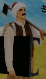 きこりとテーブル