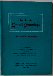 G. I. A. gems & gremology 1977-1978 