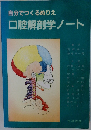 自分でつくるぬりえ口腔解剖学ノート