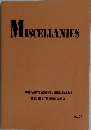 MISCELLANIES　No.26