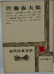 佐藤春夫集　近代日本文学　26