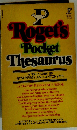 Roget’s Pocket Thesaurus A Treasury of Synonyms and Antonyms