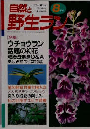自然と野生ラン 8月号　[特集]  ウチョウラン  話題の初花  栽培法解決Q&A　美しき花の今昔物語