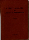 A BRIEF ANTHOLOGY  OF　　MERICAN　LITERATURE