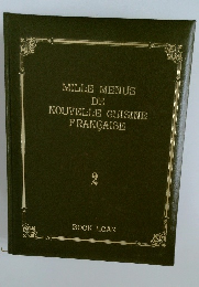 MILLE MENUS  DE  NOUVELLE CUISINE  FRANCAISE　2　