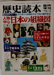 歴史読本　臨時増刊　特集・人物中心日本の組織図　1976年年3月号