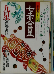 昭和五十八年前年の元日木)になります七赤金星