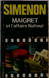 SIMENON Maigret  et l'affaire Nahour