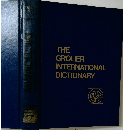 THE GROLIER INTERNATION  DICTIONARY