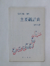 主要統計表　1989年版