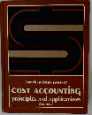 COST ACCOUNTING PRINCIPLES AND APPLICATIONS　THIRD EDITION