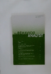 The BEHAVIOR ANALYST　Volume 35, Number 2, 2012