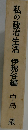 私の政治生活