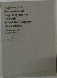 Teach yourself  the marrow of  English grammar  through  Ernest Hemingway's  short stories