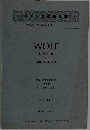 WOLF  LIEDER  Vol. 1