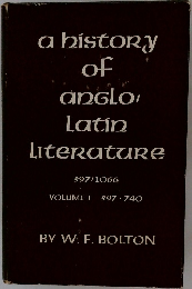 a history  of  anglo  Latin  Literature