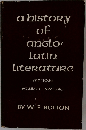a history  of  anglo  Latin  Literature