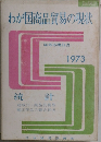 わが国商品貿易の現状　統計　海外市場白書 1973