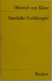 Heinrich von Kleist  Samtliche Erzahlungen
