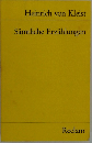 Heinrich von Kleist  Samtliche Erzahlungen