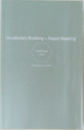 Vocabulary Building Rapid Reading