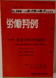 労働判例　No.344