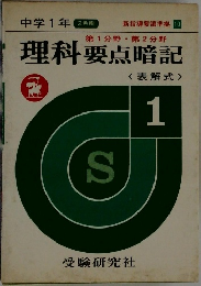 理科要点暗記　