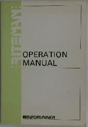 OPERATION　MANUAL　