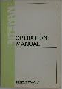 OPERATION　MANUAL　