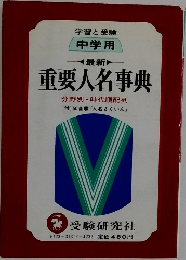 重要人名事典　分野別・時代順配列