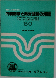 内装制限と防炎規制の知識　1980年
