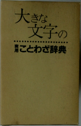 大きな文字のことわざ辞典