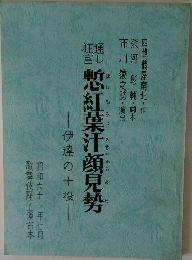 慙紅葉汁顔見勢―伊達の十役