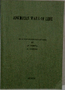 AMERICAN WAYS OF LIFE