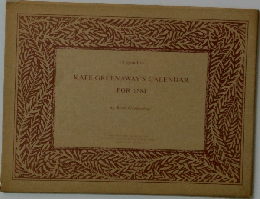 KATE GREENAWAY'S CALENDAR  FOR 1884