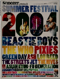 snoozer presents　SUMMER FESTIVAL　2004年10月号