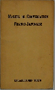 MANUEL DE CONVERSATION  FRANCO-JAPONAISE