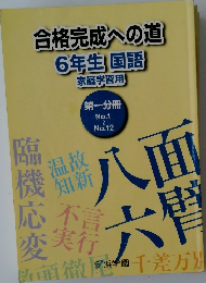 合格完成への道  6年生 国語　