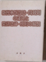 新民事訴訟法 同規則の運用と関係法律 規則の解説