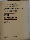 英語正用法辞典